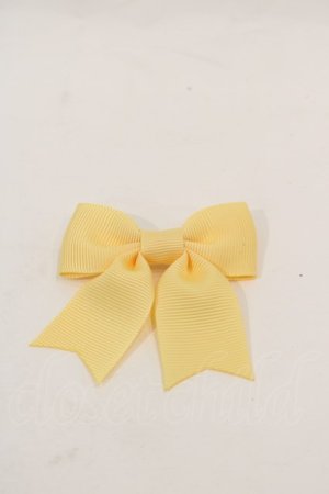 画像: LOTUS ribbon / ミニリボンブローチ  イエロー I-25-01-26-091-EL-AC-HD-ZT437