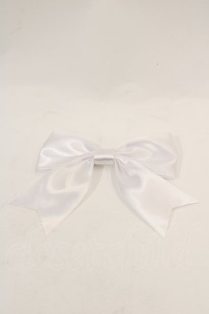 画像: LOTUS ribbon / リボンブローチ  白 I-25-01-26-093-EL-AC-HD-ZT437