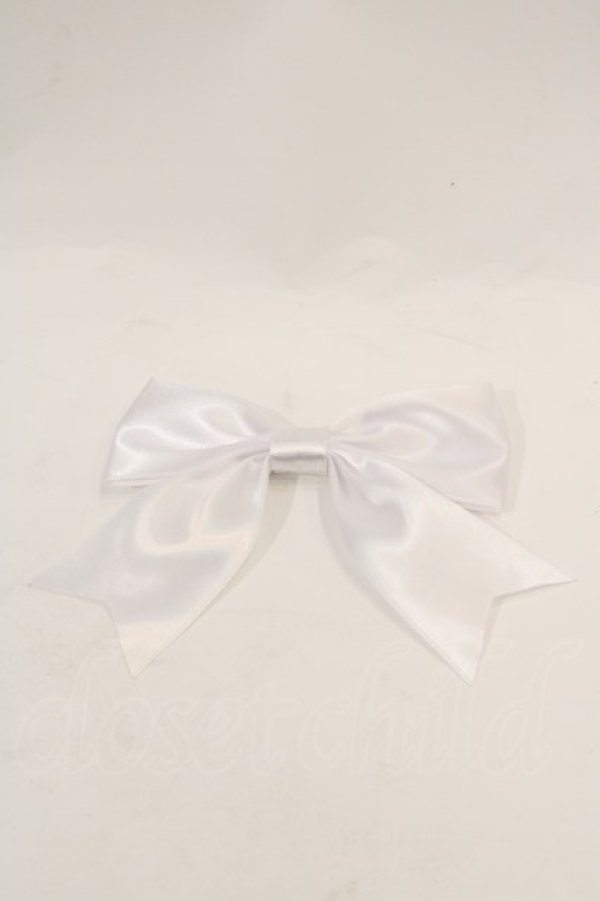 画像1: LOTUS ribbon / リボンブローチ  白 I-25-01-26-093-EL-AC-HD-ZT437 (1)