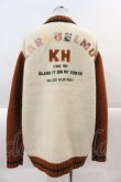 画像2: Karl Helmut / Kパッチワークカウチンニット M アイボリー×ブラウン I-25-01-26-041-EL-JA-HD-ZT413 (2)