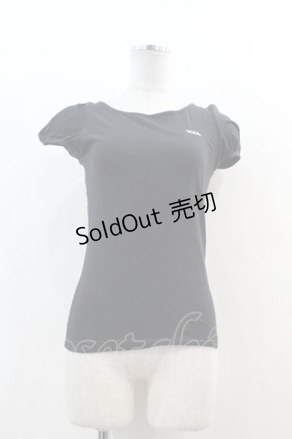 画像1: MILK / パフTシャツ  ブラック I-25-02-04-068-ML-TS-HD-ZI (1)