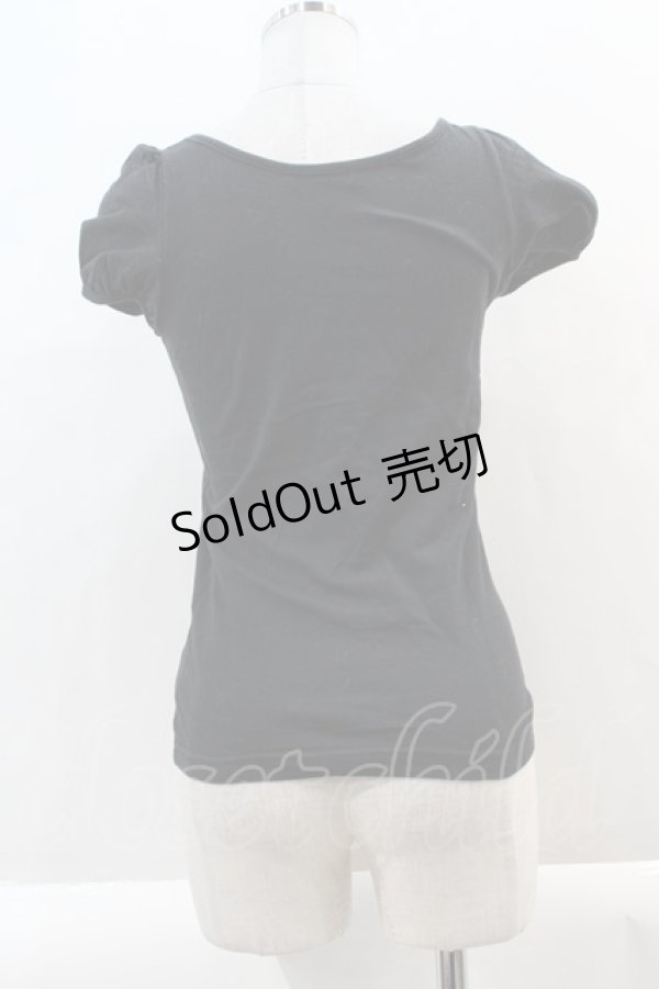 画像2: MILK / パフTシャツ  ブラック I-25-02-04-068-ML-TS-HD-ZI (2)