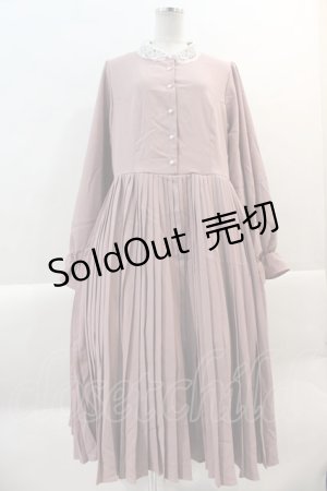 画像: m petit by misako / レース襟ワンピース 3L ピンクＸ白 I-25-02-07-055-LO-OP-HD-ZI