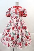 画像1: Angelic Pretty / Fresh Strawberry Dinerワンピース  赤 I-25-02-09-044-AP-OP-HD-ZY (1)