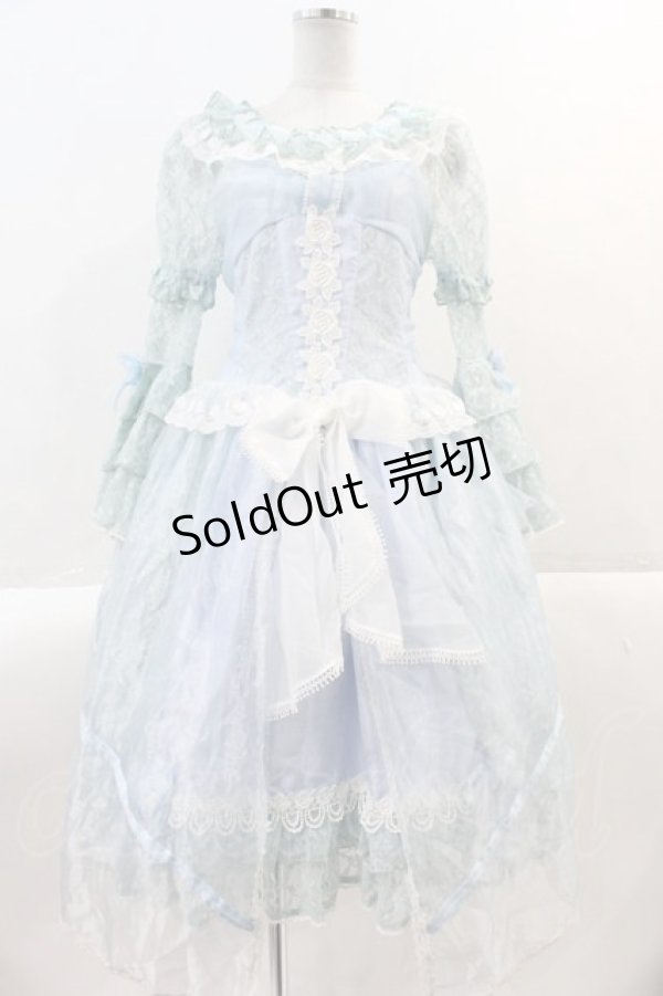 画像1: ALICE and the PIRATES / セイレーンドレスワンピース  限定色サックス I-25-02-09-048-PA-OP-HD-ZT516 (1)