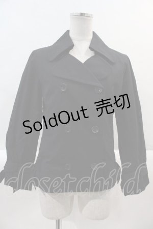 画像: INGEBORG / ショート丈スプリングコート S ブラック I-25-02-09-072-LO-CO-HD-ZT-C018