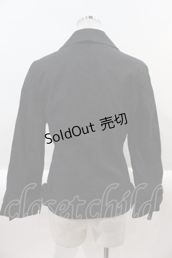 画像2: INGEBORG / ショート丈スプリングコート S ブラック I-25-02-09-072-LO-CO-HD-ZT-C018 (2)