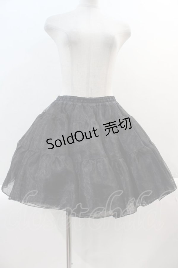 画像1: Angelic Pretty / ドレスアップパニエ  黒 I-25-02-11-055-AP-SK-HD-ZI (1)