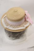 画像3: Angelic Pretty / マーガレットドールストローハット  アイボリー I-25-03-02-056-AP-AC-HD-ZI (3)