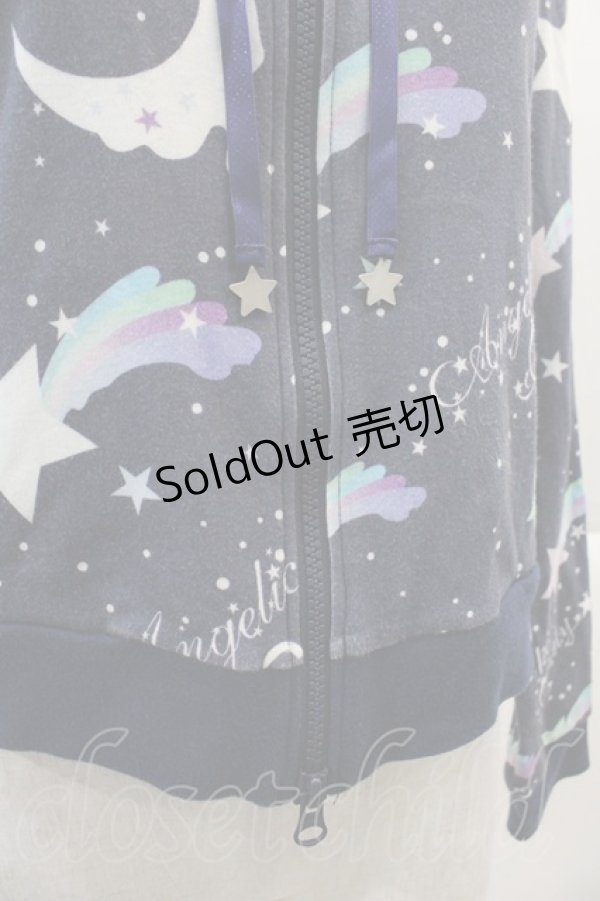画像3: Angelic Pretty / Dream Skyパーカ  紺 I-25-03-02-009-AP-TO-HD-ZI (3)