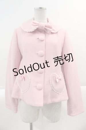 画像: Angelic Pretty / Dreamハートコート  ピンク I-25-03-02-015-AP-CO-HD-ZI