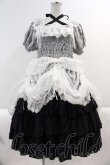 画像1: Vallee lys / Mellow Melody Dress  黒Ｘ白 I-25-03-02-023-EL-OP-HD-ZI (1)