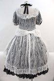 画像2: Vallee lys / Mellow Melody Dress  黒Ｘ白 I-25-03-02-023-EL-OP-HD-ZI (2)