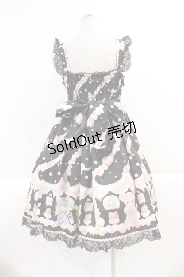 画像2: Angelic Pretty / Fancy Whipジャンパースカート  黒 I-25-03-02-025-AP-OP-HD-ZI (2)
