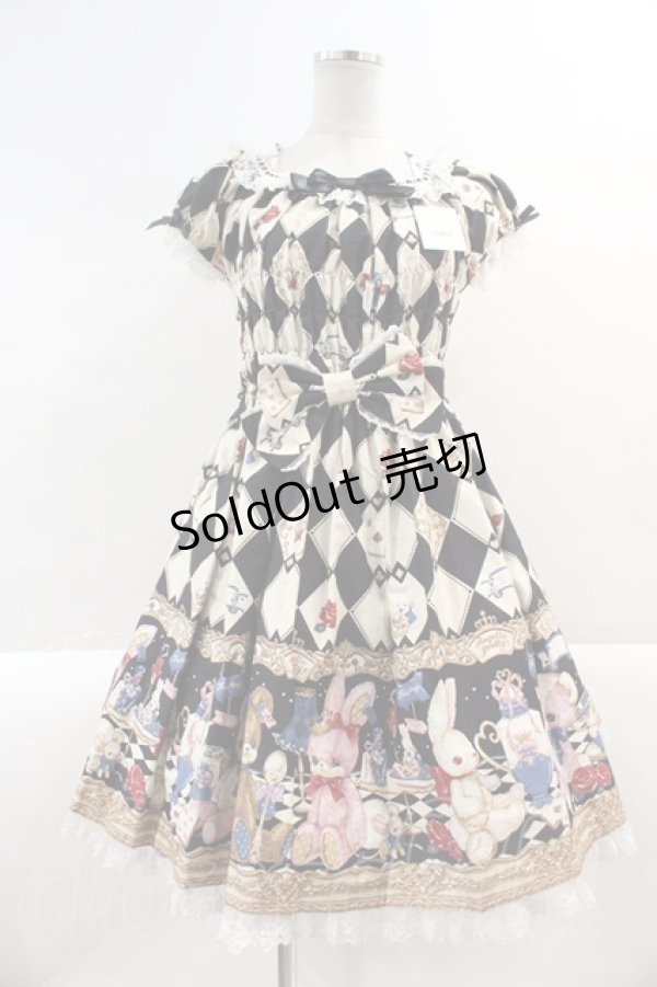 画像1: Angelic Pretty / Wonder Toyワンピース  黒 I-25-03-02-031-AP-OP-HD-ZI (1)