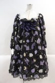 画像1: Angelic Pretty / Halloween Treatsワンピース  黒 I-25-03-02-033-AP-OP-HD-ZI (1)