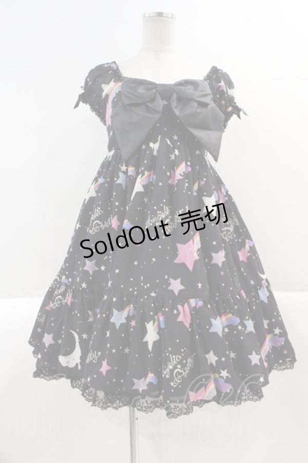 画像1: Angelic Pretty / Dream Skyワンピース  黒 I-25-03-02-034-AP-OP-HD-ZI (1)