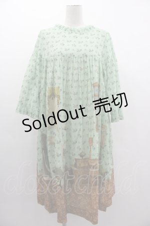 画像: Jane Marple / Drawing room tunic dress  ミント I-25-03-05-061-JM-OP-HD-ZI