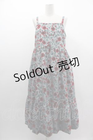 画像: Jane Marple Dans Le Salon / Winter daisy strap dress  グレー I-25-03-05-062-JM-OP-HD-ZI