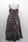 画像2: Jane Marple Dans Le Salon / Winter daisy strap dress  グレー I-25-03-05-062-JM-OP-HD-ZI (2)