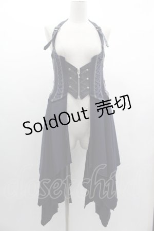 画像: Rozen Kavalier / 鍵モチーフZIPロングビスチェ  ネイビー I-25-03-05-075-OO-JA-HD-ZI