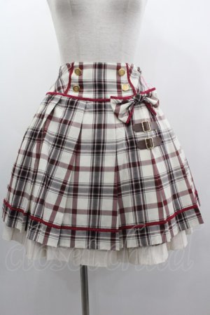 画像: Angelic Pretty / タータンチェックレッスンスカート  アイボリーチェック I-25-03-05-083-AP-SK-HD-ZI