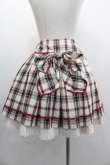 画像2: Angelic Pretty / タータンチェックレッスンスカート  アイボリーチェック I-25-03-05-083-AP-SK-HD-ZI (2)