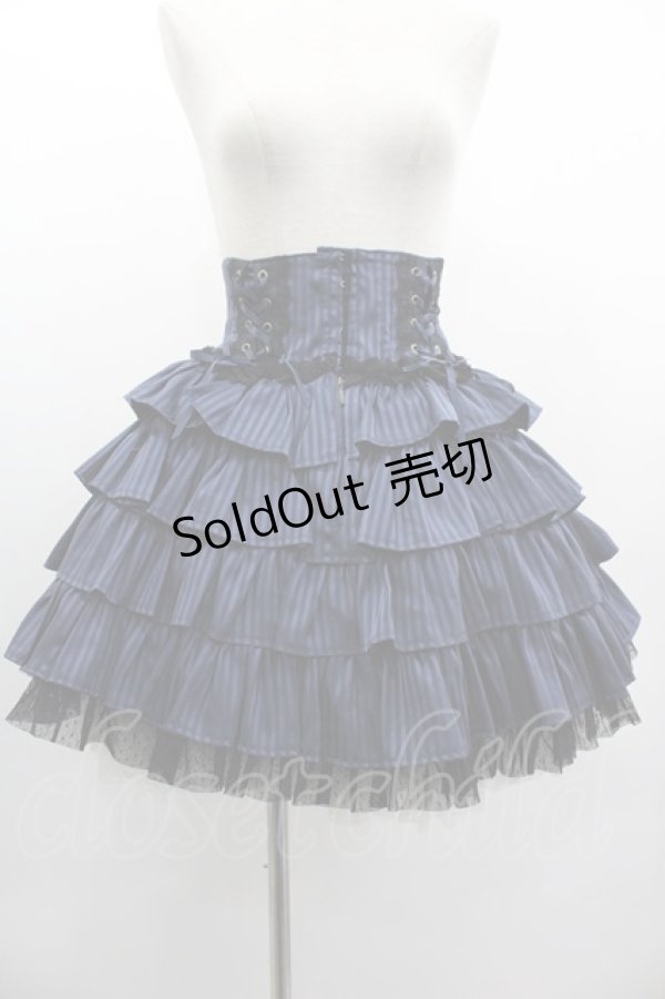 画像1: Angelic Pretty / Cat's Masqueradeスカート  青 I-25-03-05-084-AP-SK-HD-ZI (1)