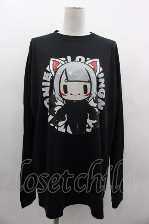 画像: NieR Clothing / 擬人化九尾カットソー XL 黒Ｘ白Ｘ赤 I-25-03-05-023-PU-TO-HD-ZI