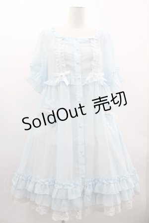 画像: To Alice / ハートポケットシフォンワンピース  サックス I-25-03-05-042-LO-OP-HD-ZI