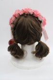 画像2: BABY,THE STARS SHINE BRIGHT / Rose Bouquetカチューシャ  ピンク I-25-03-08-031-BA-AC-HD-ZI (2)