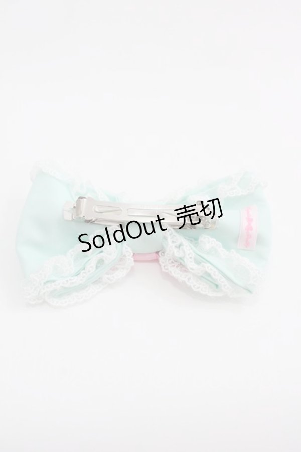 画像2: Angelic Pretty / カラフルリボンバレッタ  ミント I-25-03-08-047-AP-ZA-HD-ZI (2)