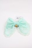 画像1: Angelic Pretty / ハートチャームオーガンジーバレッタ  ミント I-25-03-08-048-AP-AC-HD-ZI (1)