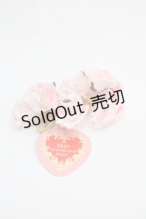 画像: BABY,THE STARS SHINE BRIGHT / Rose Bouquetリボンコーム  ピンク I-25-03-08-050-BA-AC-HD-ZI