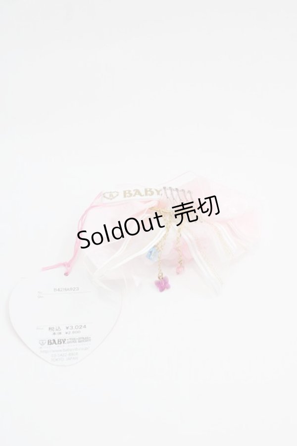 画像2: BABY,THE STARS SHINE BRIGHT / SA・KU・RA Celestial Maidenリボンコーム  ピンク I-25-03-08-053-BA-AC-HD-ZI (2)