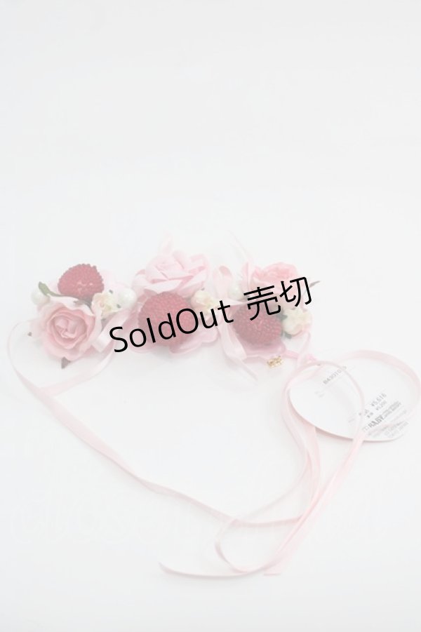 画像1: BABY,THE STARS SHINE BRIGHT / Strawberry Rose Bouquetリストブーケ  ピンク I-25-03-08-058-BA-AC-HD-ZI (1)