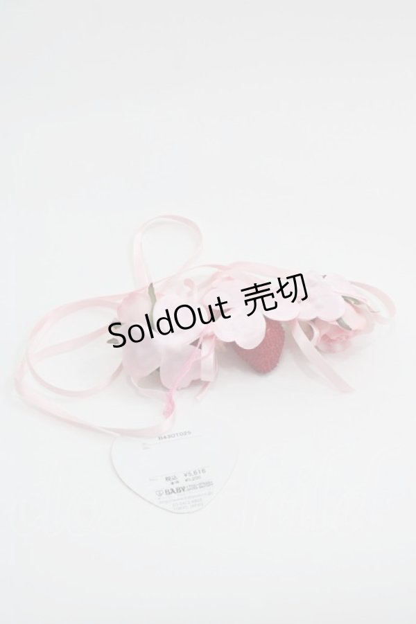 画像2: BABY,THE STARS SHINE BRIGHT / Strawberry Rose Bouquetリストブーケ  ピンク I-25-03-08-058-BA-AC-HD-ZI (2)