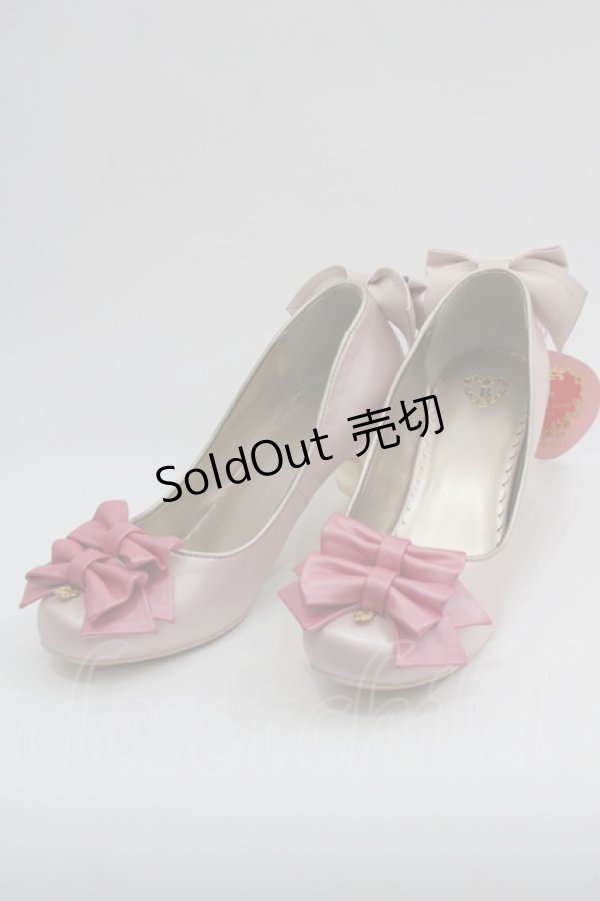 画像1: BABY,THE STARS SHINE BRIGHT / Marie Antoinette パンプス M ピンク I-25-03-08-080-BA-SH-HD-ZI (1)