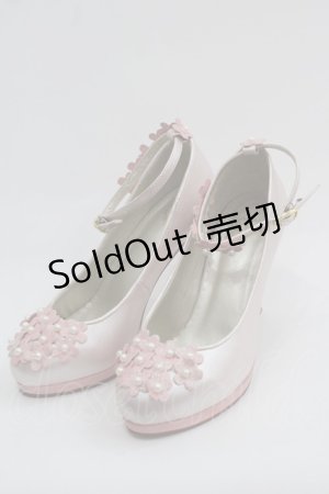 画像: BABY,THE STARS SHINE BRIGHT / Flower Secretパンプス M ピンク I-25-03-08-081-BA-SH-HD-ZI