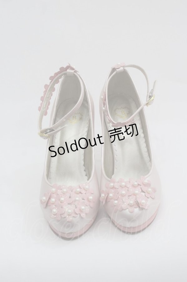 画像2: BABY,THE STARS SHINE BRIGHT / Flower Secretパンプス M ピンク I-25-03-08-081-BA-SH-HD-ZI (2)