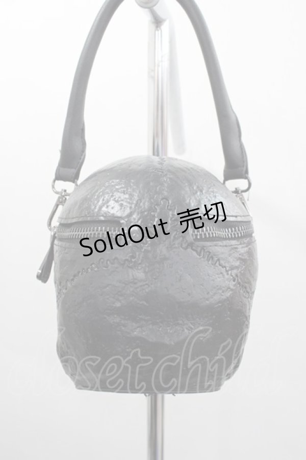 画像3: KILL STAR / Grave Digger Skull Handbag  黒 I-25-03-08-006-SL-BG-HD-ZI (3)