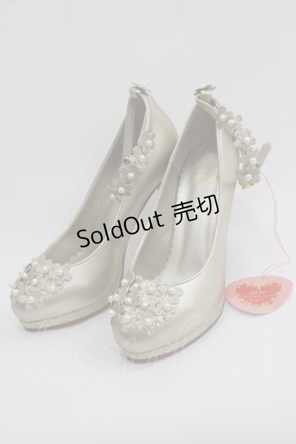 画像1: BABY,THE STARS SHINE BRIGHT / Flower Secretパンプス M ゴールド I-25-03-08-084-BA-SH-HD-ZS (1)