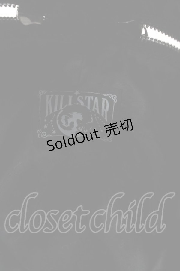 画像4: KILL STAR / Grave Digger Skull Handbag  黒 I-25-03-08-006-SL-BG-HD-ZI (4)