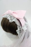 画像3: Angelic Pretty / Angel Ribbonベールカチューシャ  ピンク I-25-03-08-028-AP-AC-HD-ZI (3)