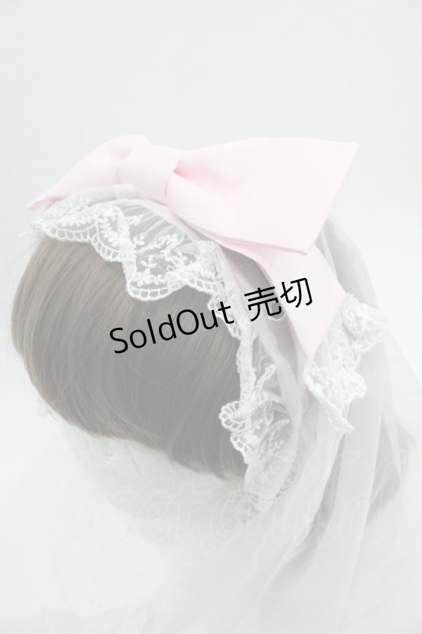 画像3: Angelic Pretty / Angel Ribbonベールカチューシャ  ピンク I-25-03-08-028-AP-AC-HD-ZI (3)