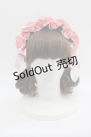画像: BABY,THE STARS SHINE BRIGHT / Rose Bouquetカチューシャ  ピンク I-25-03-08-031-BA-AC-HD-ZI