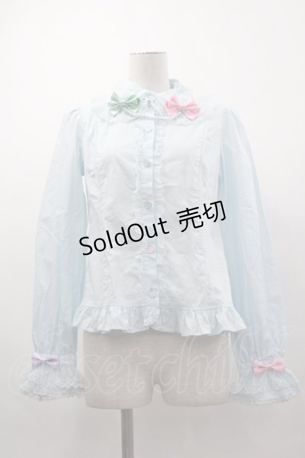 画像1: Angelic Pretty / カラフルネックレスブラウス  サックス I-25-03-12-001-AP-BL-HD-ZI (1)