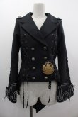 画像1: ALICE and the PIRATES / 獣使いのRicardo燕尾ジャケット  黒 I-25-03-12-071-PA-JA-HD-ZI (1)