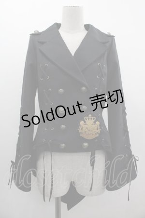 画像: ALICE and the PIRATES / 獣使いのRicardo燕尾ジャケット  黒 I-25-03-12-071-PA-JA-HD-ZI
