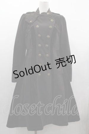 画像: Ozz oneste / レースバッスルS＆刺繍ロングコート  ブラウン I-25-03-12-075-OO-CO-HD-ZI